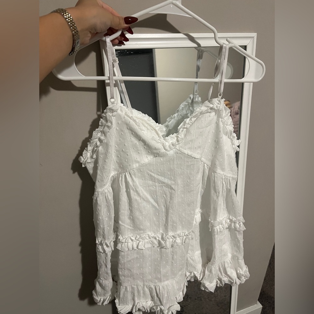 LEWKIN Frill Lace Top S/M